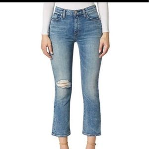 Holly high rise cropped bootcut jeans